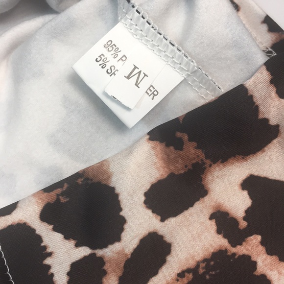 🧡NWOT🖤LEOPARD LONG SLEEVE BODYSUIT - Picture 15 of 15